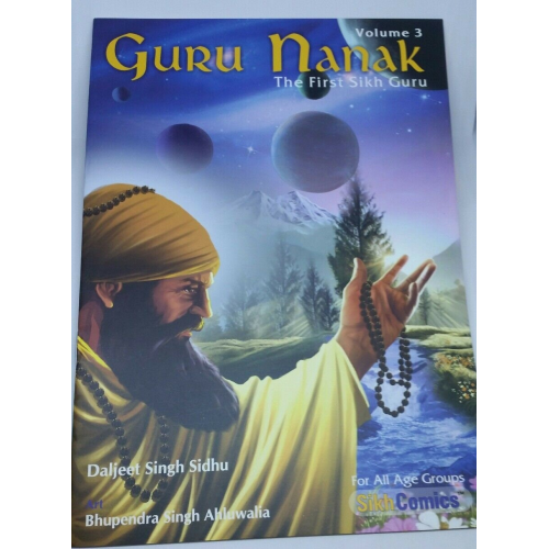 Sikh kids comic guru nanak the first sikh guru v3 daljeet singh sidhu english mc