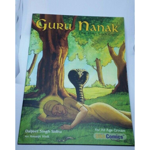 Sikh kids comic guru nanak based on sakhis by daljeet singh sidhu in english mc