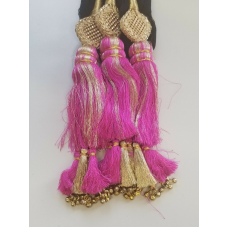 Indian punjabi pranda mehndi jagoo charms bridal patiala paranda hair braid a19