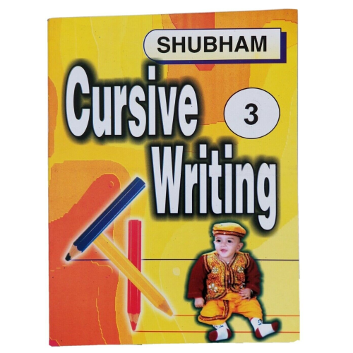 Learn english cursive writing formation of words and sentences practice book a3