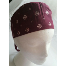 Sikh punjabi light maroon kids baby patka pathka khandas bandana head wrap gear