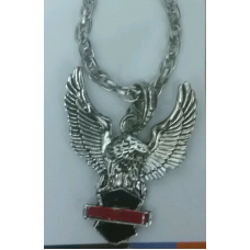 Stunning silver plated protection amulet sikh legend baaz talisman hawk pendant