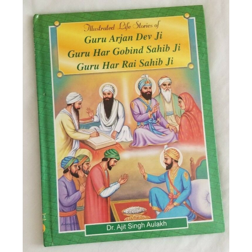 Sikh kids illustrated life stories of guru har krishan teg bahadur english book