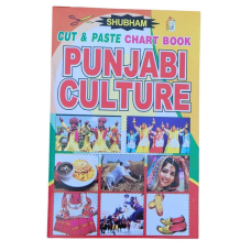Children cut and paste punjabi culture pictures project chart book young kids ii