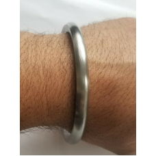 Sarbloh steel pure iron round smooth sikh singh kaur khalsa kara sikh bangle f1