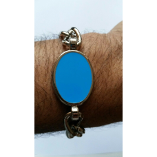 Stunning steel salman khan style movie prem ratan dhan payo turquoise bracelet b