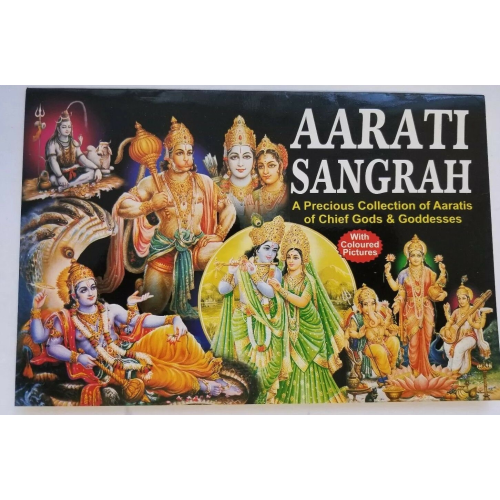 Collection of aarti sangrah evil eye protection good luck book in english aa15