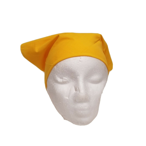 Sikh punjabi singh kaur khalsa yellow plain bandana head wrap gear rumal zb4