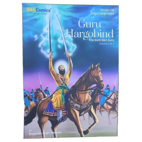 Sikh kids comic guru hargobind ji daljeet singh sidhu in english volume 1 & 2 mc