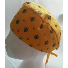 Sikh punjabi kesari orange kids baby patka pathka khandas bandana head wrap gear