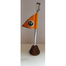 Sikh punjabi chardi kala nishan sahib khanda khalsa flag desktop stand singh