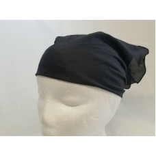 Sikh hindu kaur singh black plain bandana head wrap gear wedding marriage rumal