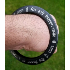 Sikh kara bhindranwale sant jarnail singh quote sarbloh bangle gurmukhi kada dd6