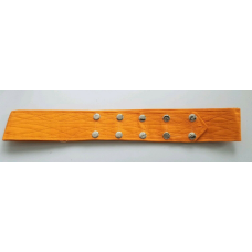 Sikh nihang singh kaur khalsa adjustable belt kamarkasa orange kesari waist belt
