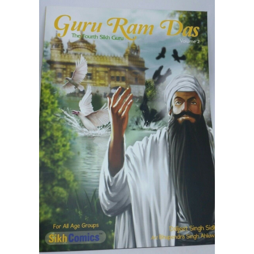 Sikh kids comic guru ram das ji daljeet singh sidhu singh kaur book english mc