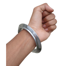 Sarbloh Chakri Kara One Edge Kada Iron Sikh Singh Kaur Khalsa Taksali Bangle Y8