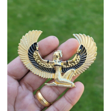 Egypt fairy angel brooch vintage look gold plated suit royal broach pin k23 new