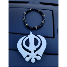 Sikh punjabi wooden bagi the rebel singh kaur khalsa key chain key ring gift