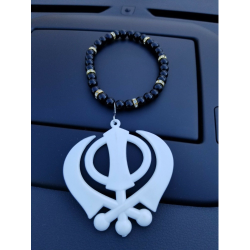 Sikh punjabi wooden bagi the rebel singh kaur khalsa key chain key ring gift