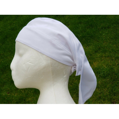 Sikh punjabi jean patka pathka turban bandana head wrap white colour singh xd