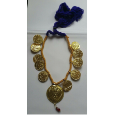 Punjabi Folk Cultural Bhangra Gidha Kaintha Taweets in Purple thread necklace T9