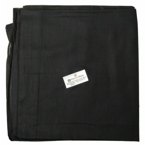 Sikh kaur dupatta chunni singh parna gamcha hajooria khalsa siropa plain black