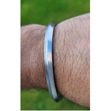 Sarbloh Iron Kara One Edge Sikh Singh Kaur Karha Punjabi Khalsa Kada Bangle C5