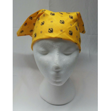 Sikh Punjabi Yellow Khalsa Khandas bandana Head Wrap Gear Rumal Handkerchief