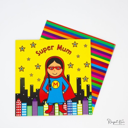 Supermum Greeting Card