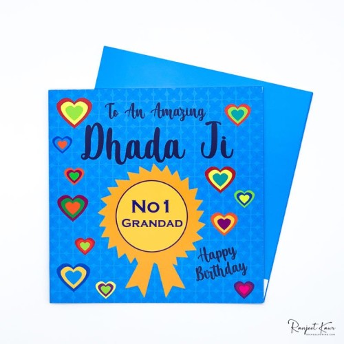 Dhada Ji Punjabi Birthday Card