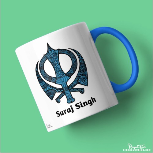 Personalised Khanda Mugs
