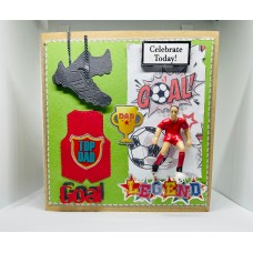 Worldcup Football Fan Card| Birthday Card| 3D card/ Anniversary Card For Him| Gift For Him| Grandfather Card|