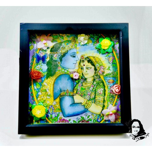Deep Photo Frame on Hindu God of love and Goddesses Photos. Perfect Gift for all other Occasions| Gift for her| Gift for Him|