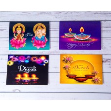 Diwali Multipack and single cards| Diwali cards| Deepavali Cards| Laxmi & Ganesh Card| Firework Diwali card