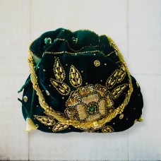 Elegant Velvet Potli Bags| Wedding bags | Pouch Purse | Wrist Bags | Hand embroidered Bags| Indian Style Bag| Eid Gift| Free Lipstic
