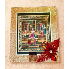 Gift Ideas for Art Loversl Indian Painting For Wall Decor| Religious Art On Cloth | For Wall Decor Gift| Mugals Art|