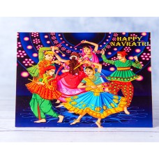 Navaratri Cards| Pack of 3 Happy Navaratri | Single Durga cards| Happy Durga Puja| Dandiya Celebration cards