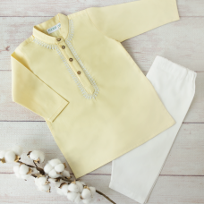 Dandelion Yellow Kurta Pajama (6m-3yrs)