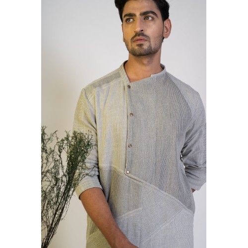 STONE GREY KURTA