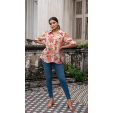 MAHIRA SOFT SILK SHORT TOP