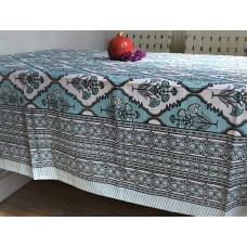 Gulmohar Table Cover Blue