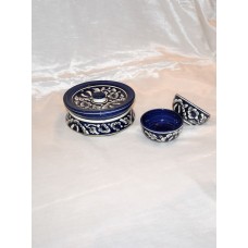 Indivar Blue Pottery Bowls