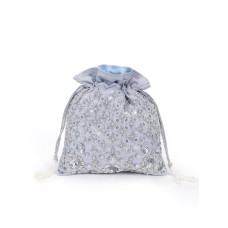 Bedazzle silver potli