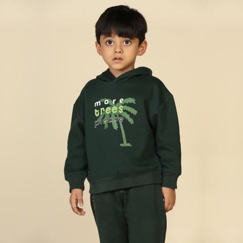 Trees-Please Unisex Hoodie, Dark Green