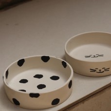 Set of two - Dog & Cat Bowl