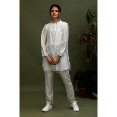 Handwoven Cotton Chanderi Sripes Pants