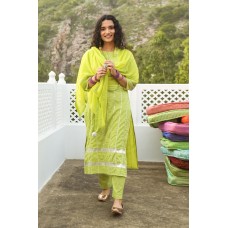 Suditi Green Kurta-Pant Set