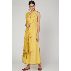 Sunset Jasmine kurta palazzo dupatta set