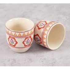 Orange Kulladh Set of 2