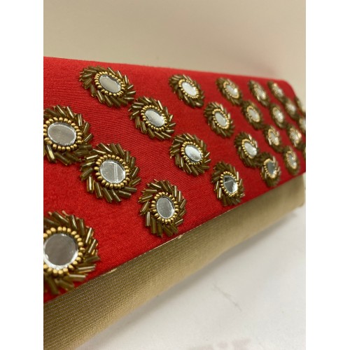 Red Mirrored Clutch